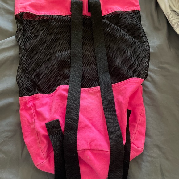 PINK black and pink mesh bag - Picture 2 of 2
